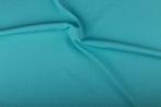 Terlenka stof - Aqua groen - Per 10, 25 of 50 meter, Blauw, 120 cm of meer, Ophalen of Verzenden, Polyester