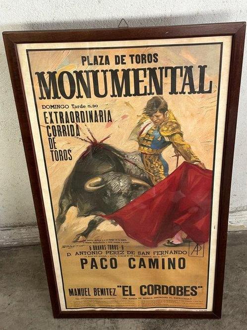 AP - Plaza de Toros Monumental - Cartel de corrida de toros, Antiek en Kunst, Kunst | Tekeningen en Foto's