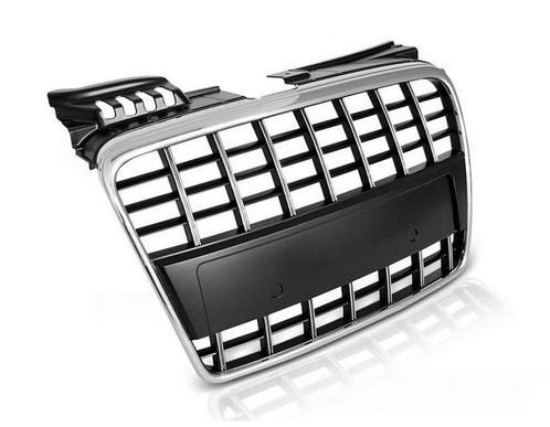 Grill Audi A4 B7 (2004-2008) RS4 Chroom-Black S8 Look, Auto-onderdelen, Overige Auto-onderdelen, Ophalen of Verzenden