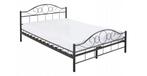 Metalen bedframe met lattenbodem- 180x200 - zwart, Doe-het-zelf en Verbouw, Metalen, Ophalen of Verzenden, Nieuw