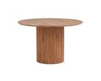 Eettafel Congo Rond 120cm Acacia | Natural, Nieuw, Ophalen of Verzenden