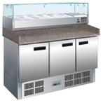 gekoelde pizza/sandwich prepareercounter | 368ltr Polar, Verzenden, Nieuw in verpakking