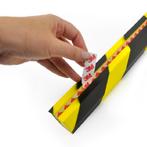 Stootrand foam, model 18 – 1 meter – geel & zwart  -  Geel &, Verzenden
