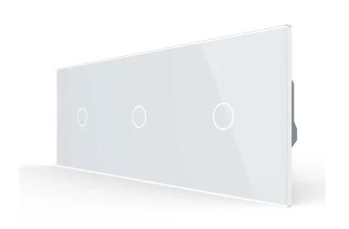 Slimme Lichtschakelaar Livolo 1+1+1 | Wissel | Wit Glas, Doe-het-zelf en Verbouw, Elektra en Kabels, Schakelaar, Nieuw, Ophalen of Verzenden
