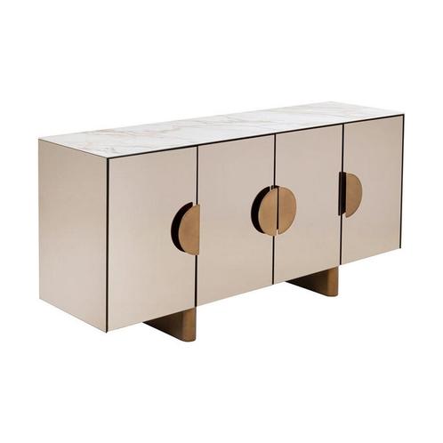 *WOONWINKEL* Kare Design Lunar Design Dressoir Spiegel En Ma, Huis en Inrichting, Kasten | Dressoirs, Nieuw, Verzenden