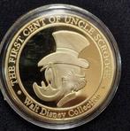 Uncle Scrooge - 1 First Cent Gold-Plated Coin, Verzamelen, Nieuw