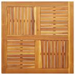 Tafelblad Acacia 90x90 - Retourdeal - Duurzaam & Goedkoop, 50 tot 100 cm, Vierkant, Nieuw, Tafelblad