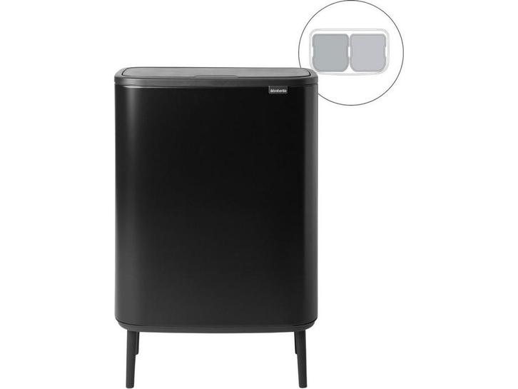 Brabantia Bo Touch Bin Hi - Prullenbak - 2 x 30 liter -, Huis en Inrichting, Woonaccessoires | Prullenbakken, Zo goed als nieuw
