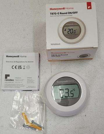 HONEYWELL THERMOSTAAT T87G-E ROUND ON/OFF NIEUW beschikbaar voor biedingen