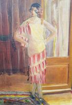 Frans Smeers (1873-1960) - Elegante Dame, Antiek en Kunst