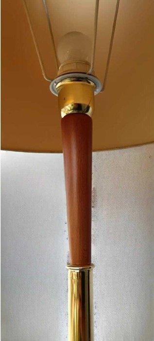 Lamp - Hout, Messing, Antiek en Kunst, Antiek | Lampen