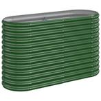 Plantenbak Groen 114cm - Retourdeal - 40% Korting!, Tuin en Terras, 100 cm of meer, Nieuw, Ophalen of Verzenden, Metaal