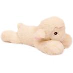 Superzachte Eco Knuffel met geborduurde oogjes - Schaap ligg, Ophalen of Verzenden, Nieuw