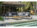 Atlanta Aluminium Loungeset Hoekbank met Lage Tafel Dark Gre, 5 zitplaatsen, Bank, Ophalen of Verzenden, Loungeset