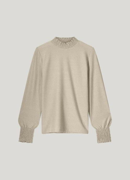 -50% Summum  Summum 3s5009-30644 130 smocked top fine lurex, Kleding | Dames, Blouses en Tunieken, Nieuw, Verzenden