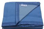 Wollen deken |  100% Wol Dubbelzijdig 150 x 220 cm Blauw | W