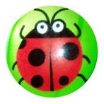 Fako Bijoux - Click Button - Glas - Lieveheersbeestje, Verzenden, Nieuw