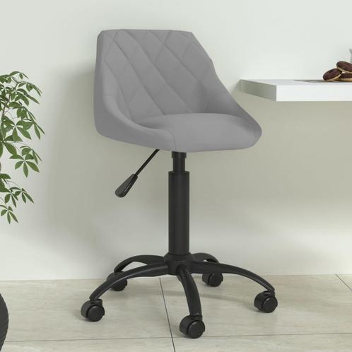 vidaXL Eetkamerstoel fluweel lichtgrijs, Huis en Inrichting, Stoelen, Grijs, Nieuw, Verzenden