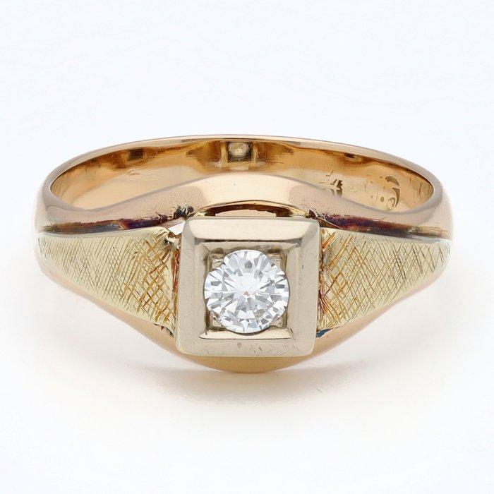 Ring - 14 karaat Geel goud, Roségoud, Witgoud Diamant, Sieraden, Tassen en Uiterlijk, Ringen