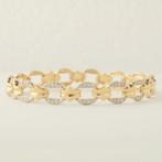 Armband - 14 karaat Geel goud -  1.19ct. tw. Diamant, Nieuw