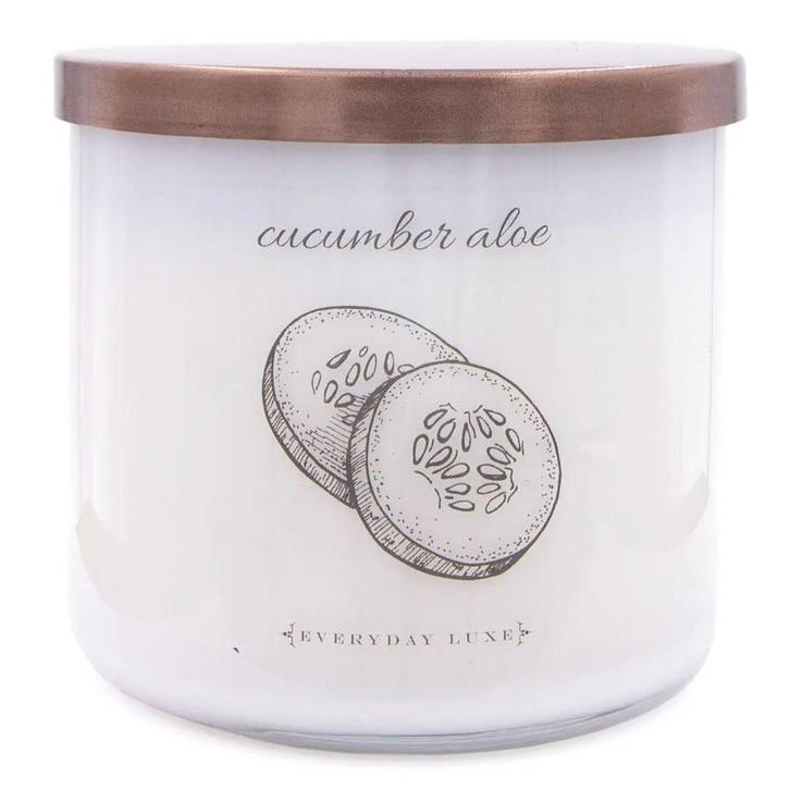 Colonial Candle - Everyday Luxe Cucumber Aloe - sojablend, Huis en Inrichting, Woonaccessoires | Kandelaars en Kaarsen, Verzenden