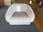 Fauteuil Eclair luxe stof beige creme zetel stoel lounge, Huis en Inrichting, Fauteuils, Ophalen, Eclair Beige Creme Fauteuil