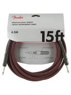 Fender Professional Tweed instrument kabel 4.5m rood, Muziek en Instrumenten, Verzenden, Nieuw