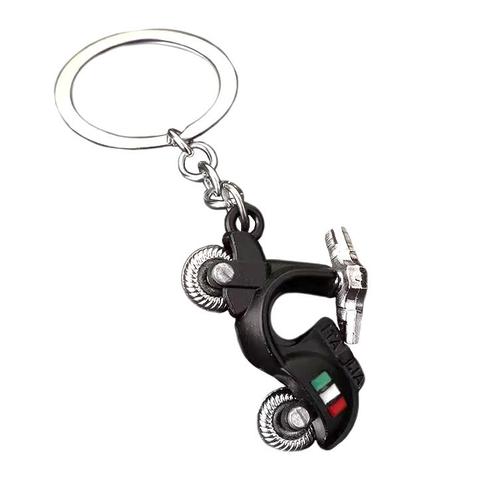 Sleutelhanger Italiaanse Zwarte Scooter, Motoren, Kleding | Motorkleding, Nieuw met kaartje, Verzenden