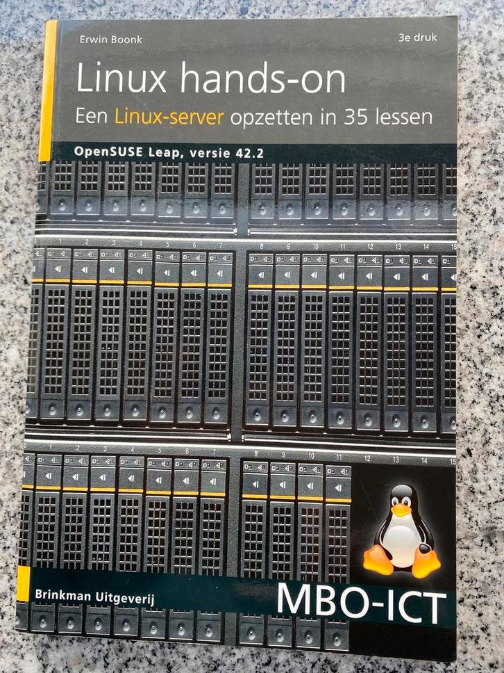 MBO ICT - Linux hands-on (Erwin Boonk), Boeken, Studieboeken en Cursussen, Gelezen, MBO, Verzenden