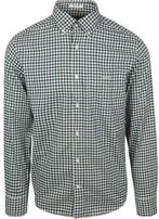 Gant Casual Overhemd Twill Ruit Groen maat M Heren, Kleding | Heren, Overhemden, Verzenden, Nieuw, Groen, GANT