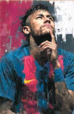 Canvas Fit - Alberto Ricardo - La pausa del genio. Neymar, Nieuw