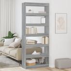 vidaXL Boekenkast met plank Grijs sonoma 80 x 30 x 198 cm, Huis en Inrichting, Verzenden, Nieuw, 50 tot 100 cm, 150 tot 200 cm