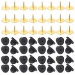Fako Bijoux® - 25 Steek Pinnen Met Rubberen Pin Backs -, Hobby en Vrije tijd, Kralen en Sieraden maken, Verzenden, Nieuw