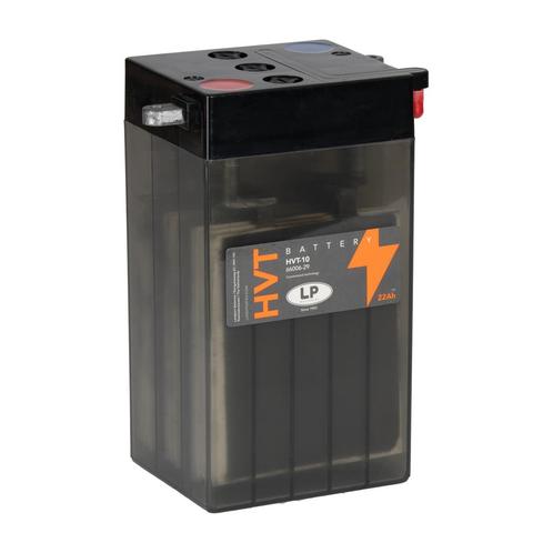 Landport (LP) HVT 10 Harley accu 6 volt 22 ah retro look (MH, Motoren, Onderdelen | Harley-Davidson, Nieuw, Ophalen of Verzenden