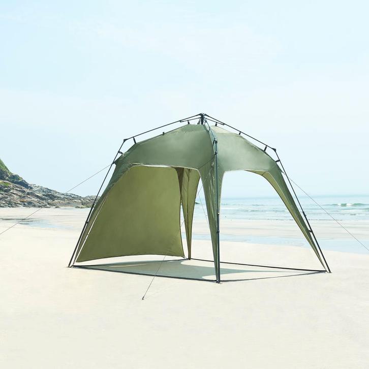 LED Paviljoen Barendrecht partytent 250x250x190 cm groen pro, Tuin en Terras, Partytenten, Verzenden