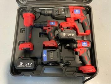 Veiling - Ultra Force Equipment - Accu gereedschapsset 4 in beschikbaar voor biedingen