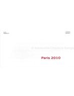 2010 AUDI PARIJS PERSMAP DUITS, Boeken, Auto's | Folders en Tijdschriften, Nieuw, Audi, Author