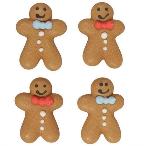 Culpitt Suikerdecoratie Gingerbread Men 200st., Hobby en Vrije tijd, Taarten en Cupcakes maken, Nieuw, Verzenden
