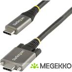 StarTech.com 50cm Vergrendelbare USB-C Kabel met Zijschroef,, Verzenden, Nieuw