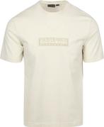 Napapijri T-shirt Logo Off White maat XL Heren, Kleding | Heren, T-shirts, Verzenden, Nieuw, Maat 56/58 (XL), Napapijri