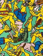 Robert Combas (1957) - Les lapins jaunes, Antiek en Kunst