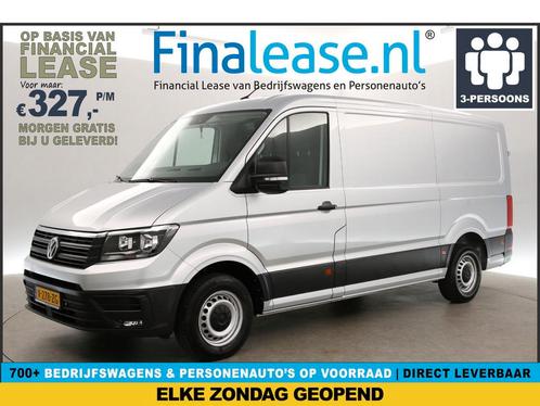 Volkswagen Crafter 35 2.0 TDI L3H2 Airco Carplay PDC €327pm, Auto's, Bestelauto's, Lease, Handgeschakeld, Diesel, Volkswagen, Zilver of Grijs