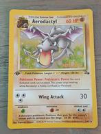 Pokémon - 1 Card - Aerodactyl first edition Prerelease First, Hobby en Vrije tijd, Verzamelkaartspellen | Pokémon, Nieuw