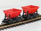 LGB 4043 Set 2x veldbaan kantelwagen (Goederenwagons), Hobby en Vrije tijd, Modeltreinen | Overige schalen, Gebruikt, Overige typen