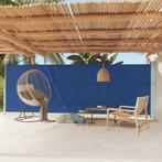 vidaXL Tuinscherm uittrekbaar 180x600 cm blauw, Verzenden, Nieuw