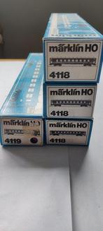 Märklin H0 - 4118, 4119 - Modeltrein personenwagen (4) -, Hobby en Vrije tijd, Modeltreinen | H0, Nieuw