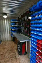 Opruiming! Gereedschap container volledig modulair!