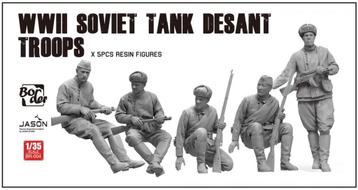 Border Model BR-004 WWII Soviet Tank Desant Troops 1:35 beschikbaar voor biedingen