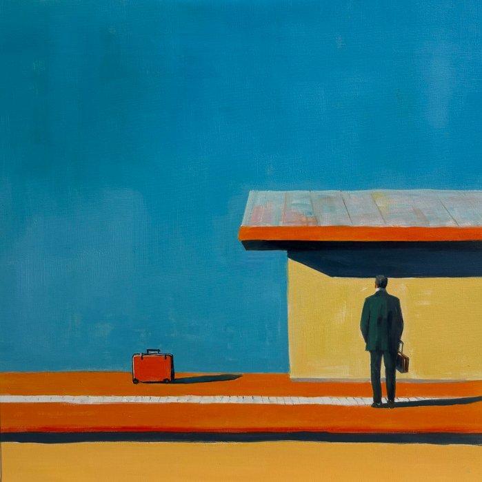 Billy - Traveller 6, Antiek en Kunst, Kunst | Schilderijen | Modern