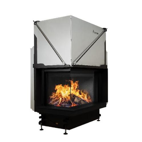 Inbouw Houtkachel Quattro 70 Links Glas Premium Edition, Huis en Inrichting, Kachels, Verzenden